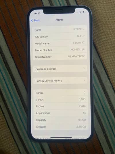 iPhone 12 non pta jv 64gb