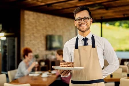 Waiter job for restaurant