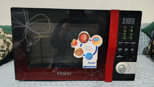 Haier 2.5 years used Microwave 0ven Grill Black 32L