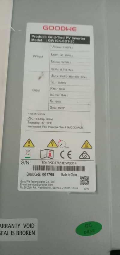 inverter 10kw goodwe