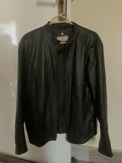 Leather jacket black