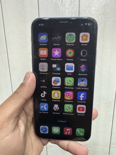 Iphone x PTA approved 256gb conduction 9/10