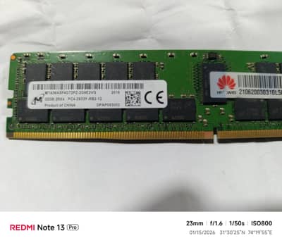 32GB DDR4 RAM Micron
