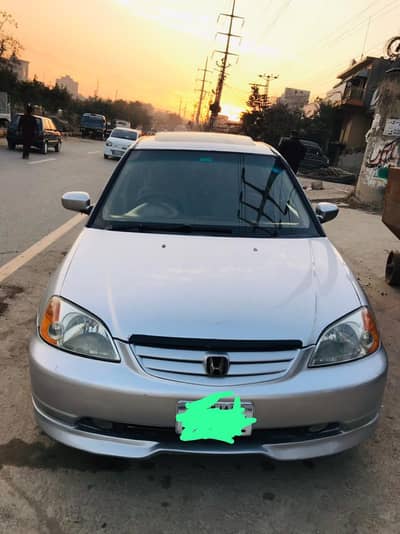 Honda civic oriel vti 2003 model manual sunroof brand new car