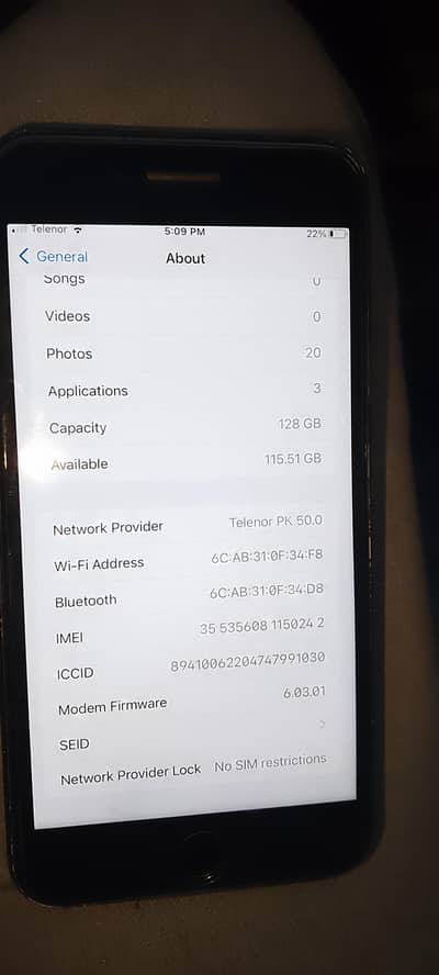 iphone 7 plus 128gb Pta