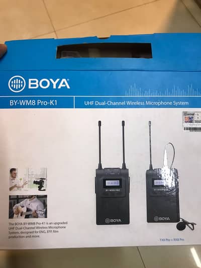 Boya UHF Dual Microphone System