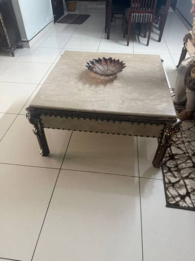 Table set (centre table with two side tables