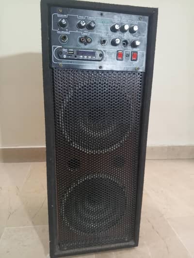 Powerful PA Speaker System  Dual WoofDuler |  Bluetooth + USB +