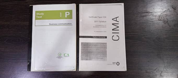 “BBA MBA CA CIMA Books for Sale Karachi”