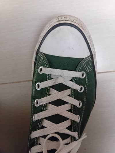 Converse All star 10uk size, dark green