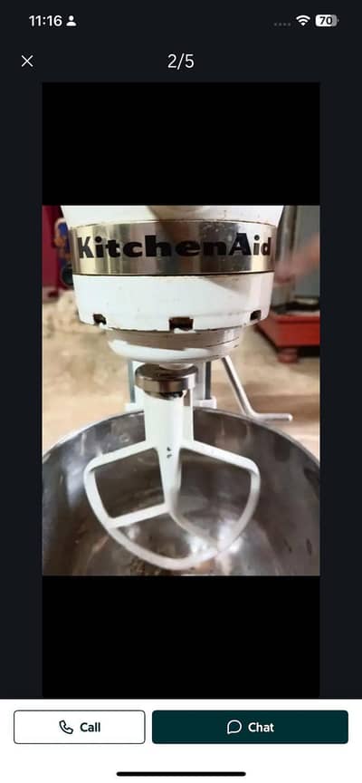 KitchenAid mixer machine 4.5 liter capacity condition 10/8