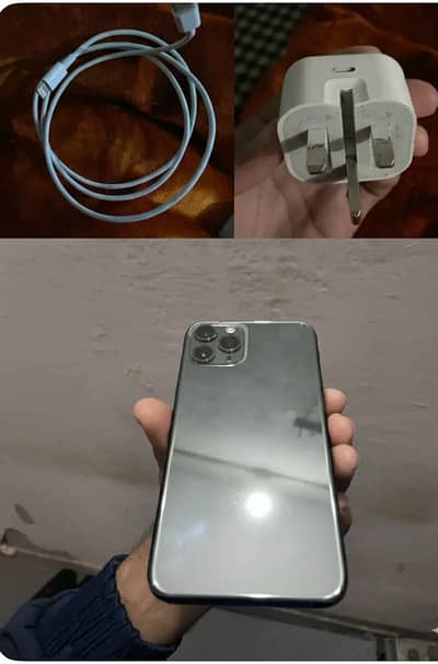 iPhone 11 Pro - 256GB - 86% Battery  health -with adapter and cable