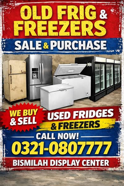 Fridges & Freezers for sale purchase / Deep Freezers /
