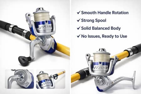 Fishing Rod with Reel – Excellent Condition – Karachi