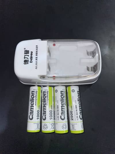 Camelion Rechargeable Cells with charger