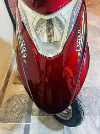 united 100cc self start petrol used 2021 scooty