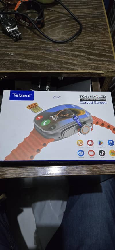 Telzeal Tc41 Super Amoled Curved screen Smartwatch 8/64 5GPta Approved