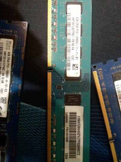 ddr3 ram for sale  PC pulled 4gb,2gb 1600mhz (number in description)