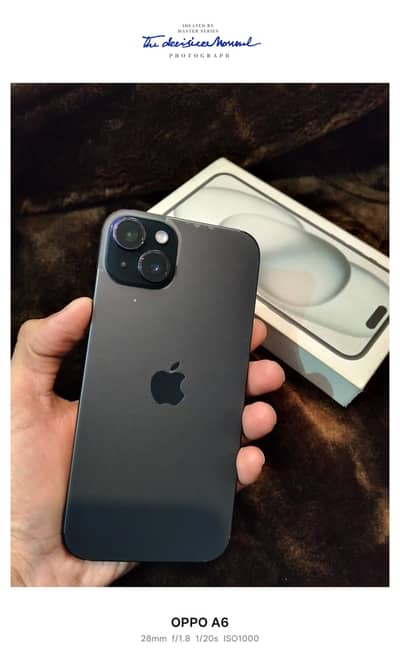 Iphone 15 plus JV 128 Black Lush 88 Helth Condition with Box