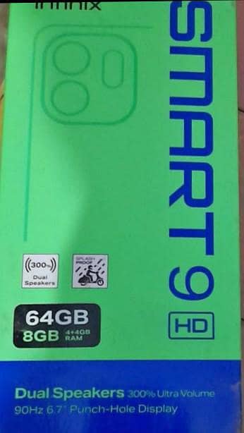 infinix smart 9 HD 8/64 with box