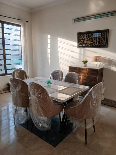 dining table and console