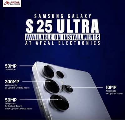 Samsung S25 ultra PTA Approved Available On Instalment