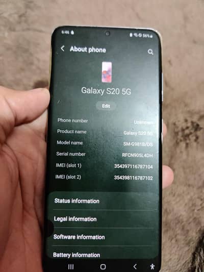 Samsung s20fe 5g 12/128