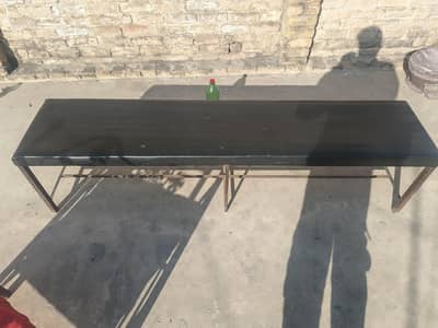 iron bench 5 seater good condition
