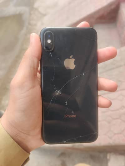 iphone x 256 gb non pta bypass 51 battery health front/back break