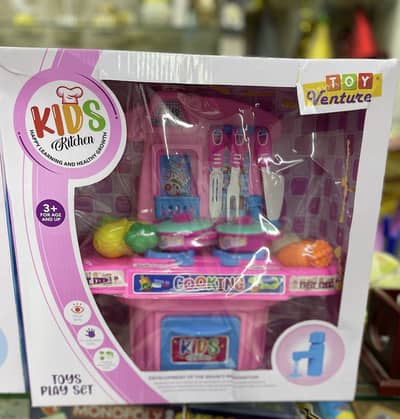 Kids kitchen set with all accessories