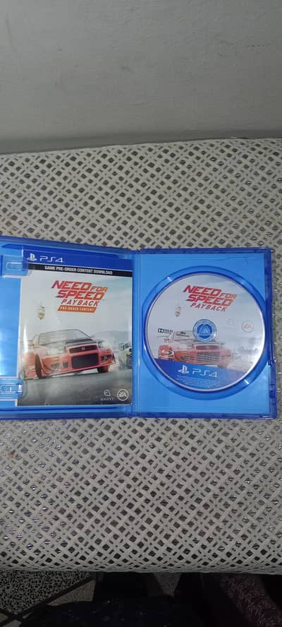 Need for speed plack back ps4 CD/ new condition/scratch less