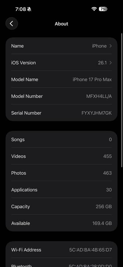 Iphone 17 pro max 256 jv