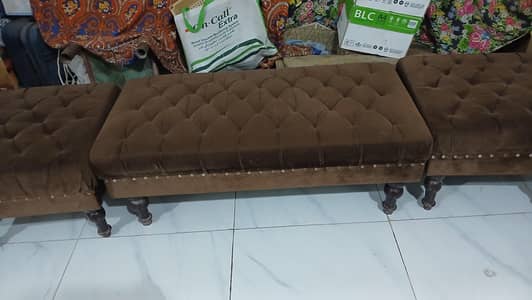 4 seater puffy set