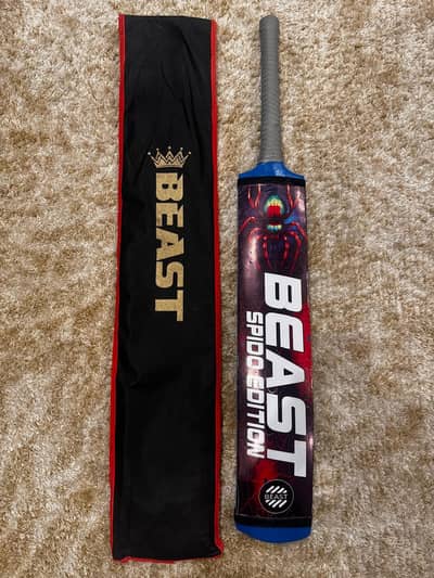 Tape ball cricket bat with cover