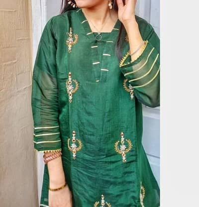 eid embroidered dress