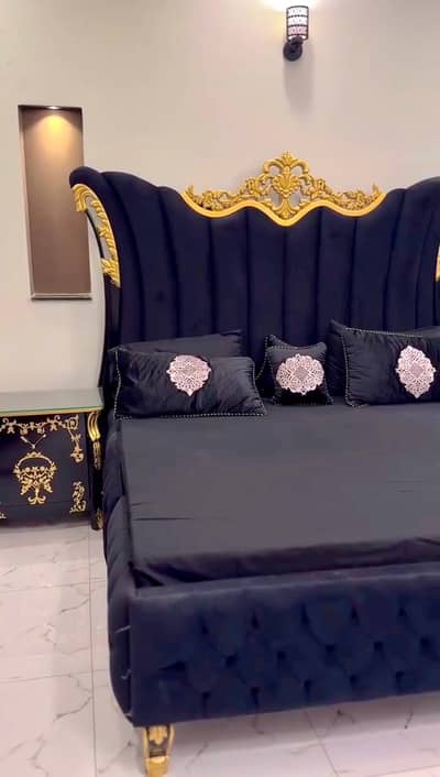 Double Bed Set with mattress urgent Sale delivery Available Guys