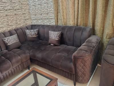 L Shaped 6 seater sofa urgent for sale