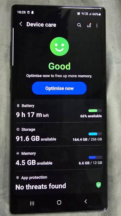 samsung galaxy note 10 plus, 12/256