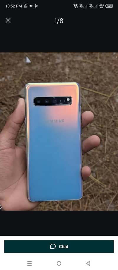Samsung Galaxy S10 plus 12GB ram 256GB  Whatsapp no 03222352063