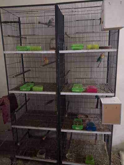 2 Cages 4 portion Good condition