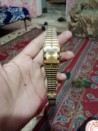 KWC brand watch made in Japan originall 22k gold plated