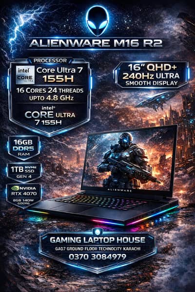 Alienware M16 R2 - RTX 4070 - Technocity