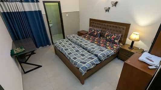9999 PER NIGHT TWO BED APARTMENT TVL/KITCHEN AVAILABLE FOR RENT ON DAILY BASIS IN ISLAMABAD 13,500