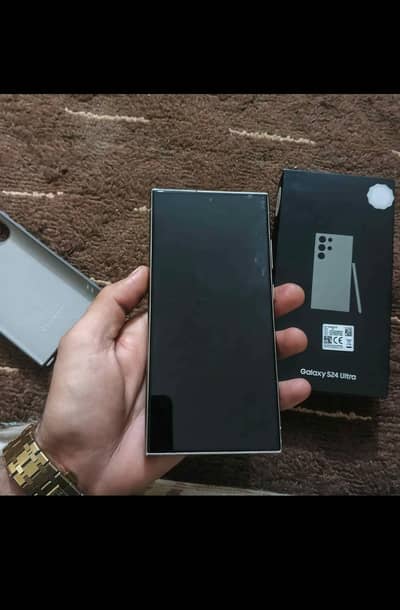 SAMSUNG GALAXY S24 ULTRA 12 512 WITH BOX DUAL SIM PLUS ESIM NON ACTIVE