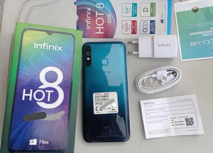 infinix Hot 8,*32GB RooM*ist Hand,Duel SiM,!!