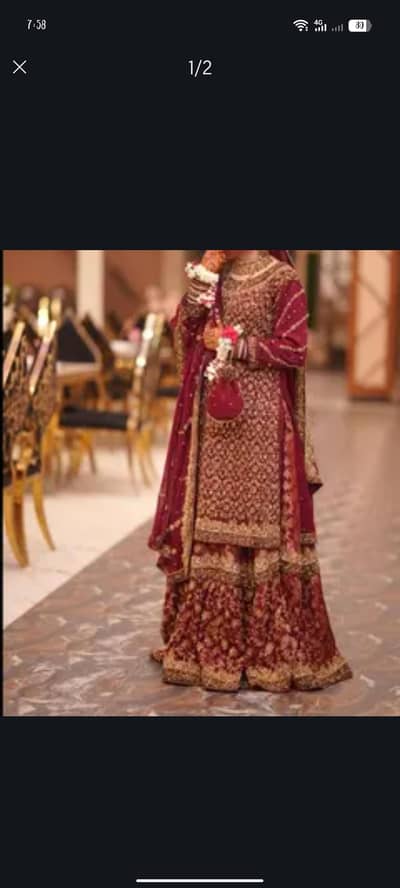 Bridal Farshi Sharara
