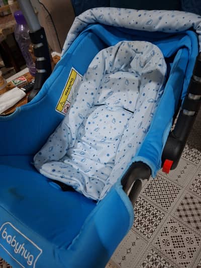 Baby hug carry cot cum infant car seat