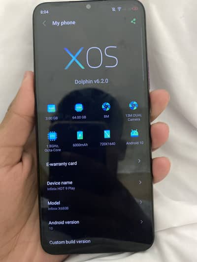 infnix hot 9 play