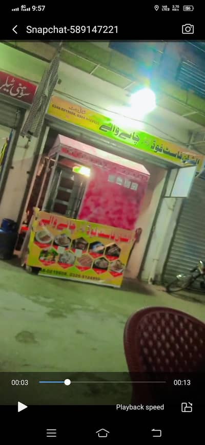 burger shawarma or chips counter for sale hole sale rate