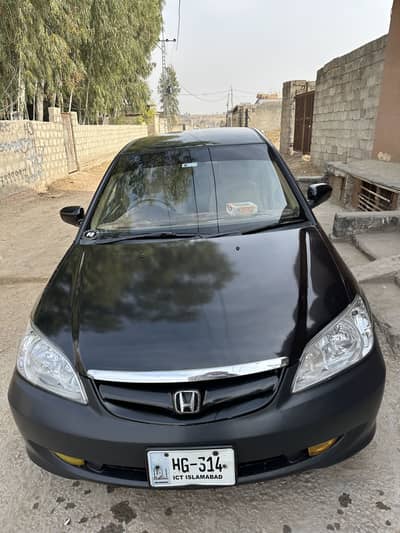 Honda Civic 2004 Eagle Eyes Manual Black